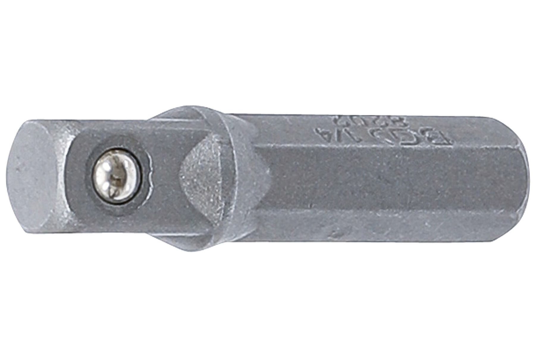 Adaptér z 6-hran 1/4" pro nástrčné hlavice na 4-hran 1/4"