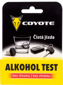 Alkohol tester - detekční trubička