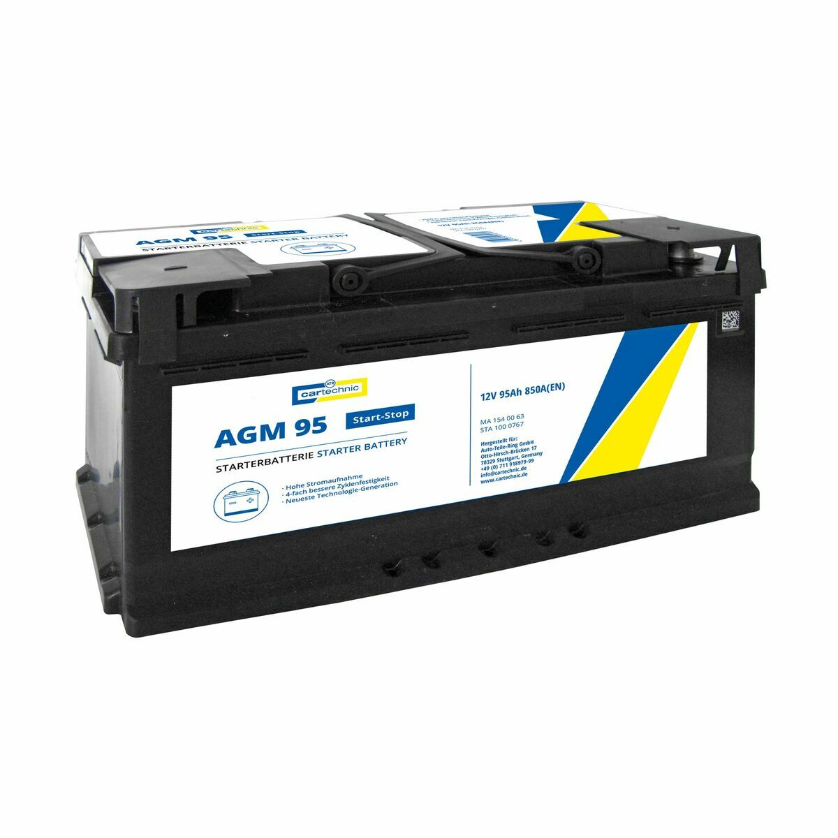 Autobaterie AGM 95 Ah 12V
