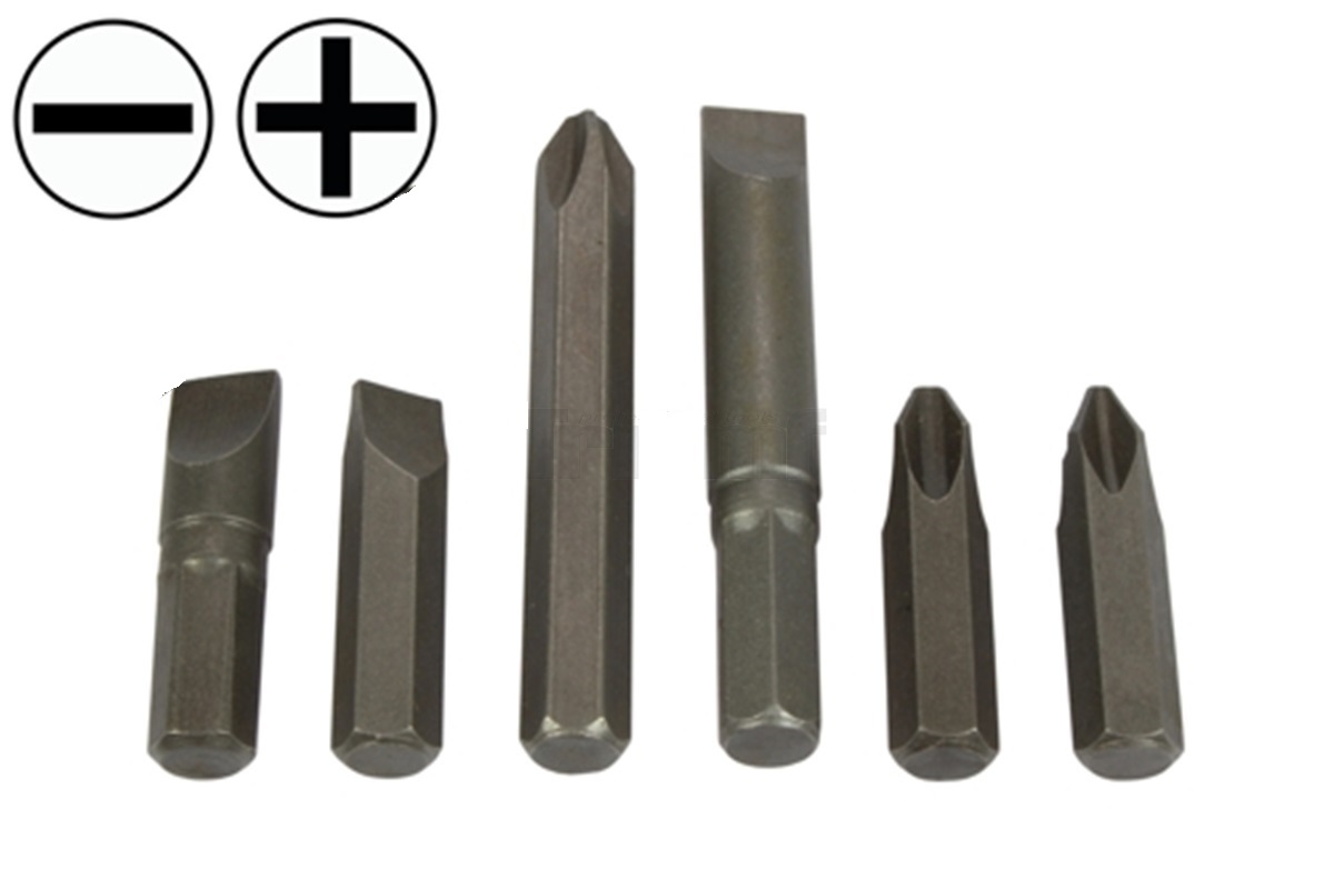 Bity 5/16" ploché a křížové