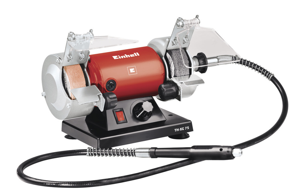 Bruska dvoukotoučová s přídavnou přímou bruskou TH-XG 75 Kit Einhell Classic