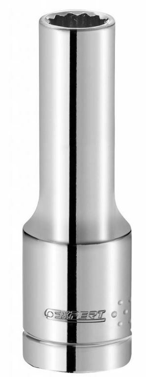 Hlavice 1/4" prodloužená 12hranná 12mm Tona Expert E030222T