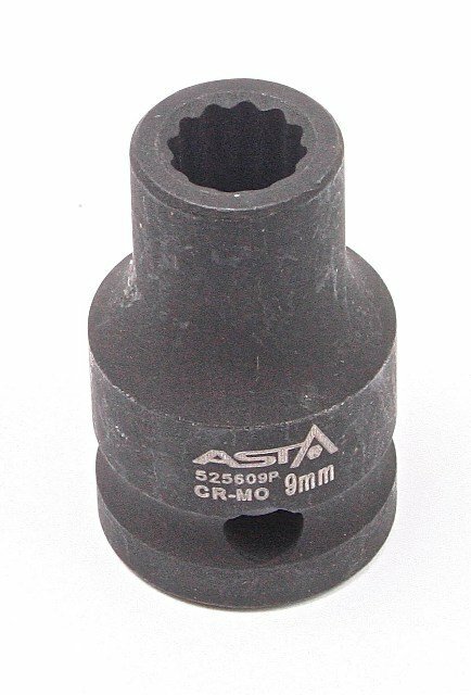 Hlavice nástrčná úderová 1/2" 9 mm