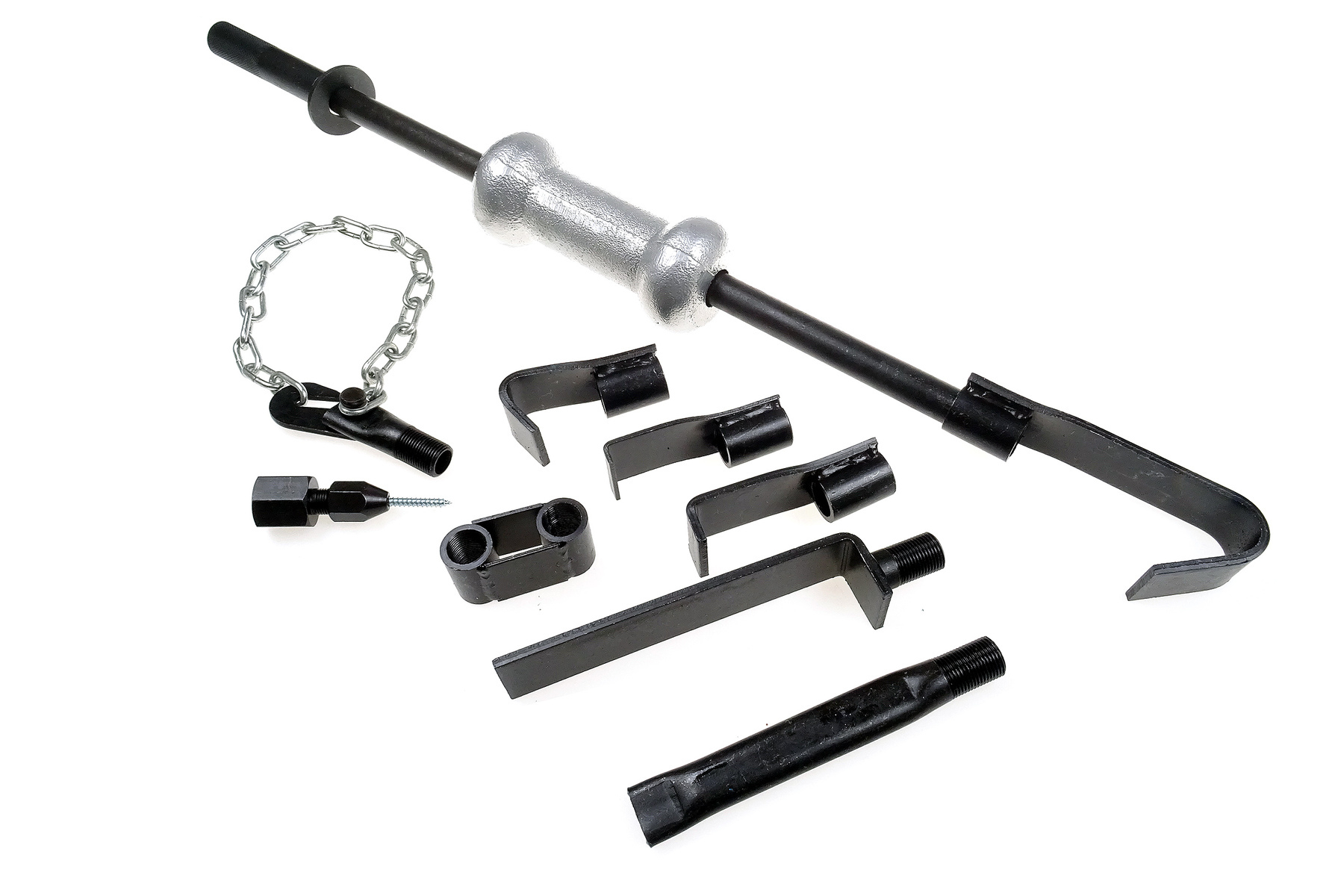 Karosářská / klempířská sada s reverzním (rázovým) kladivem pro vytahování - QS11145