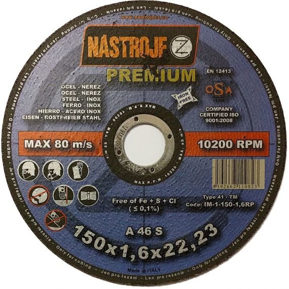 Kotouč řezný 150x1