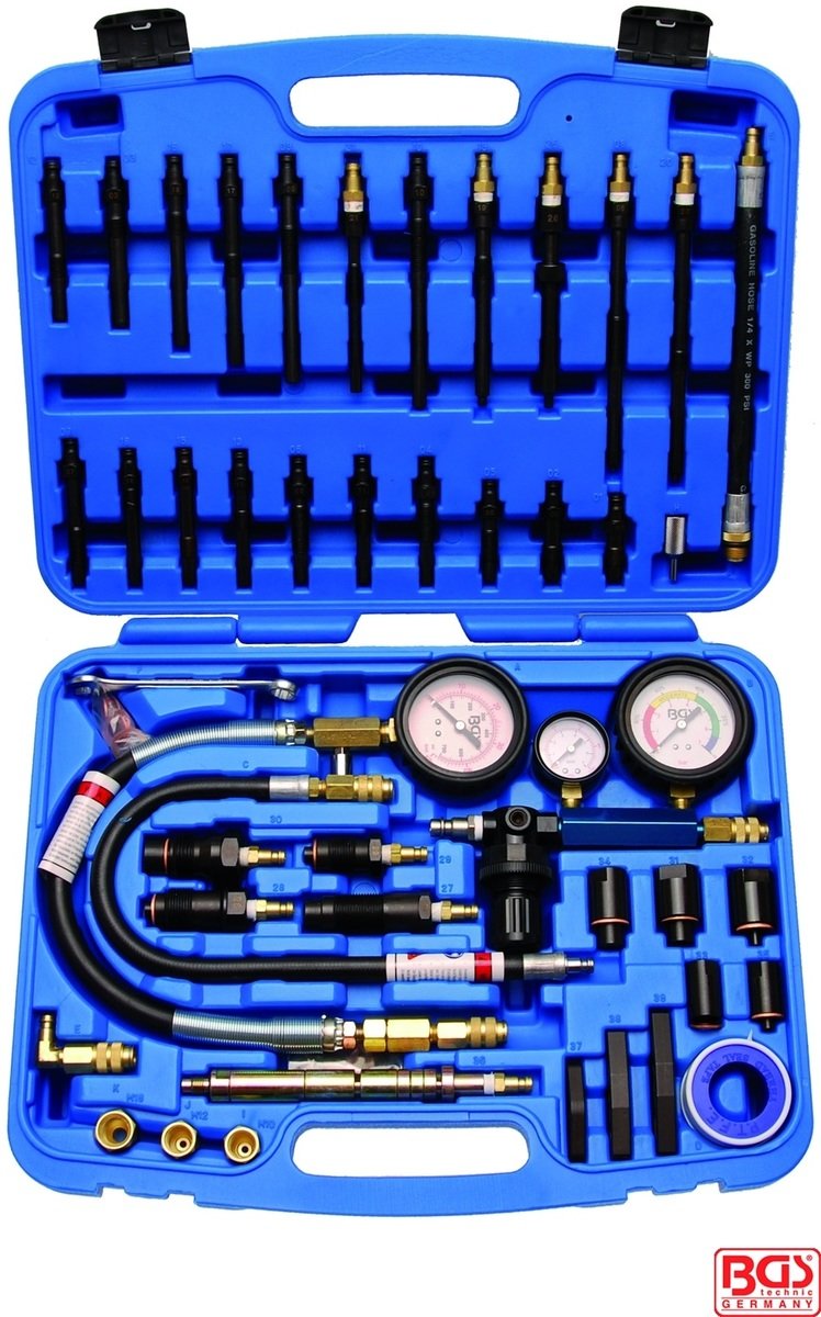 Měřič komprese motorů a tlaku benzínu - BGS 8401