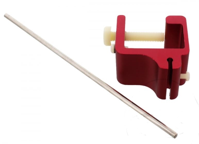 Měřič roviny řetězu motocyklu