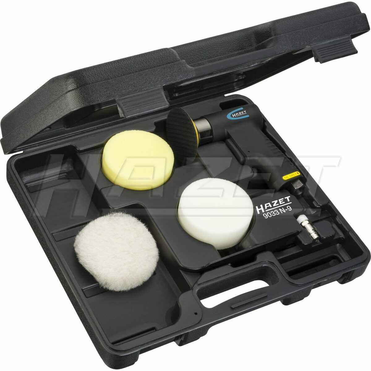 Mini sada na leštění - pneumatická leštička a kotouče