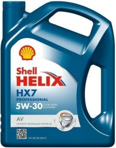 Motorový olej Shell Helix HX7 Professional AV 5W-30 4L