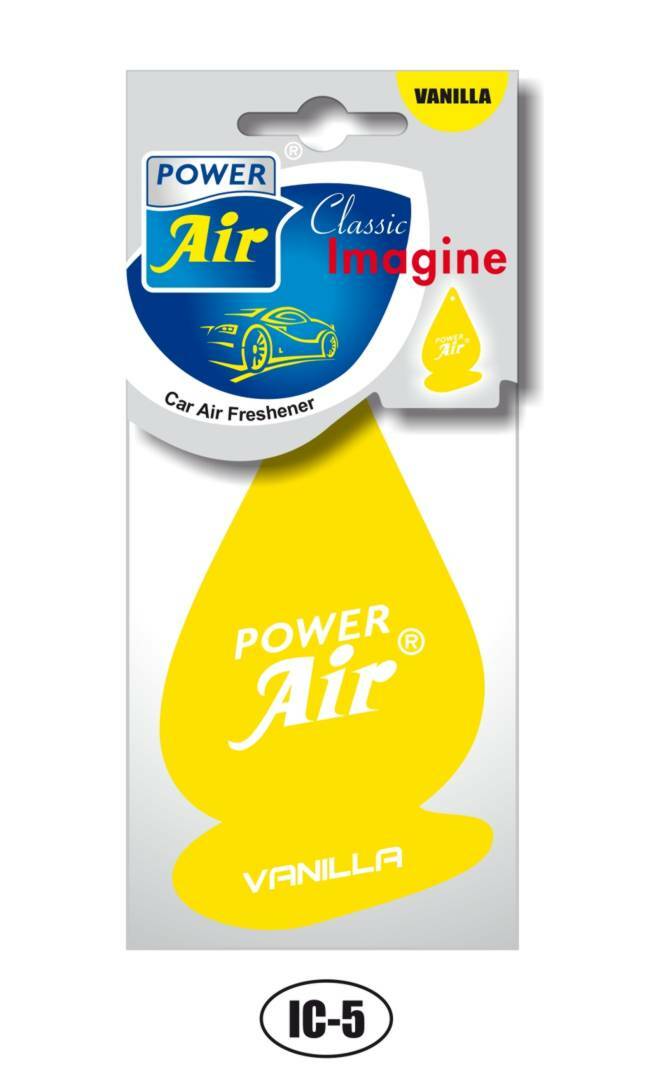 Osvěžovač vzduchu papírový - VANILLA