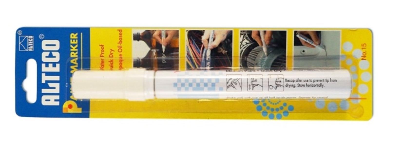 Popisovač - fix stříbrný