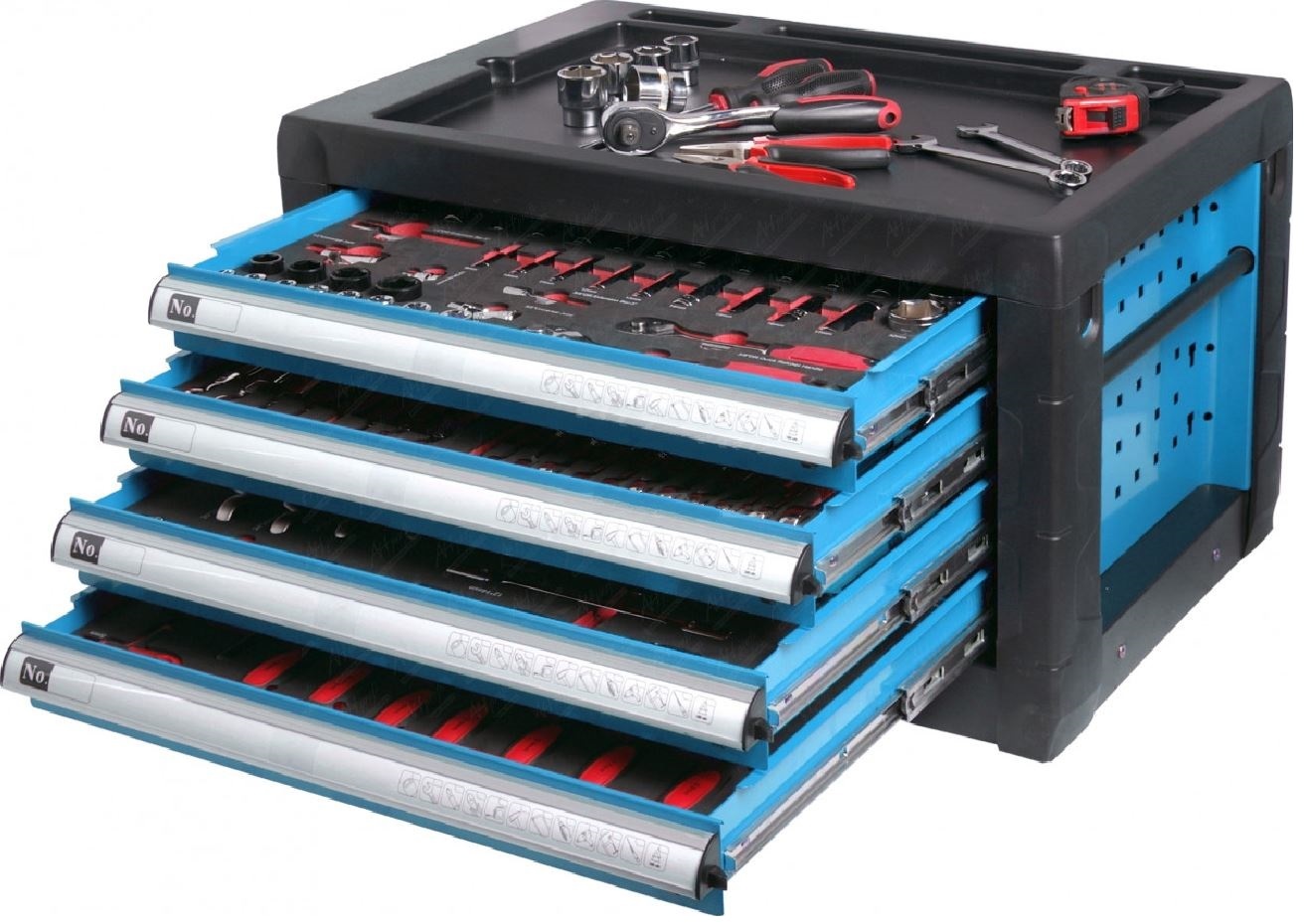 Přenosná skříňka na nářadí 690 x 460 x 405 mm