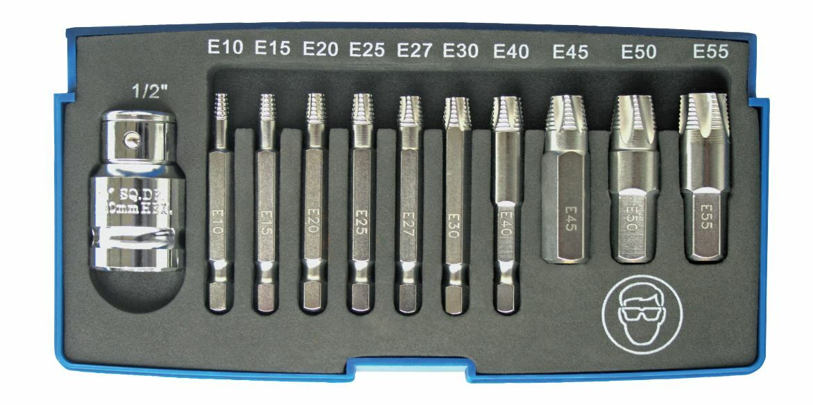 Přípravky na demontáž poškozených šroubů TORX-E