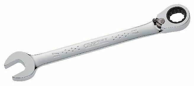 Ráčnový očkoplochý klíč s přepínací páčkou 8mm - TonaExpert E113301T