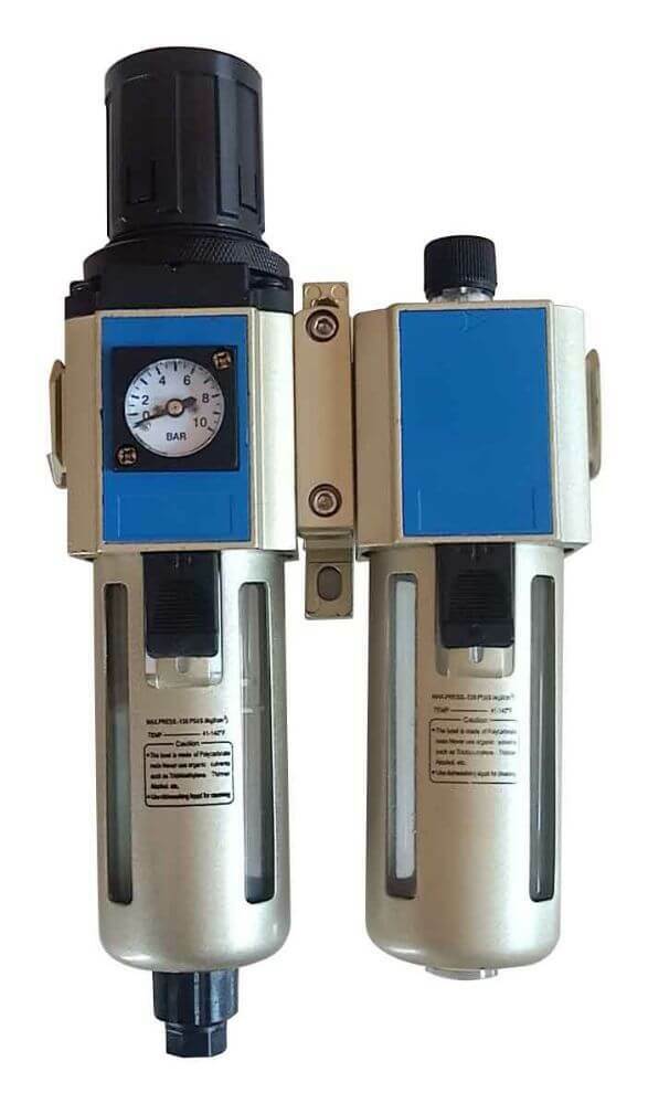 Regulátory tlaku vzduchu s odlučovačem a mazáním