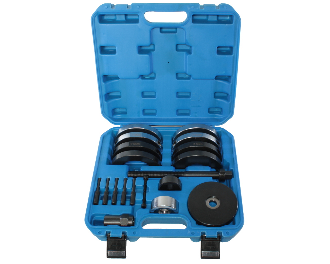 Stahovák pro montáž a demontáž ložisek kol (náboje) 62 a 66 mm - QUATROS QS80150A