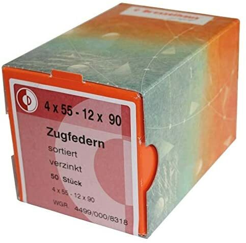 Tažné pružiny s oky 5x50-12