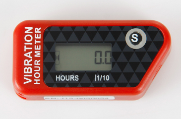 Vibrační měřič motohodin