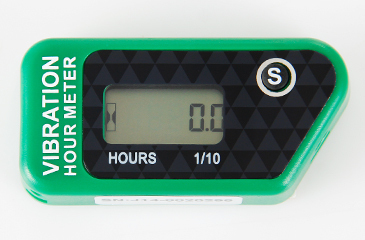 Vibrační měřič motohodin