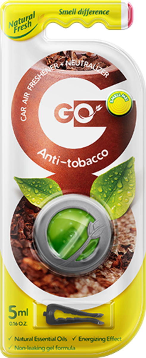 Vůně do auta Go Gel Antitobacco 5 ml