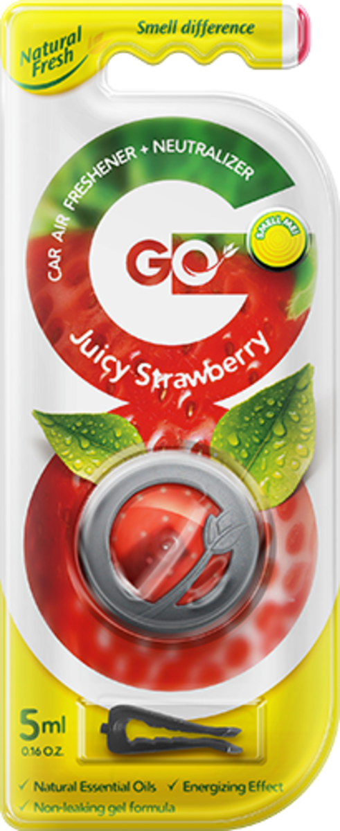 Vůně do auta Go Gel Juicy Strawberry 5 ml