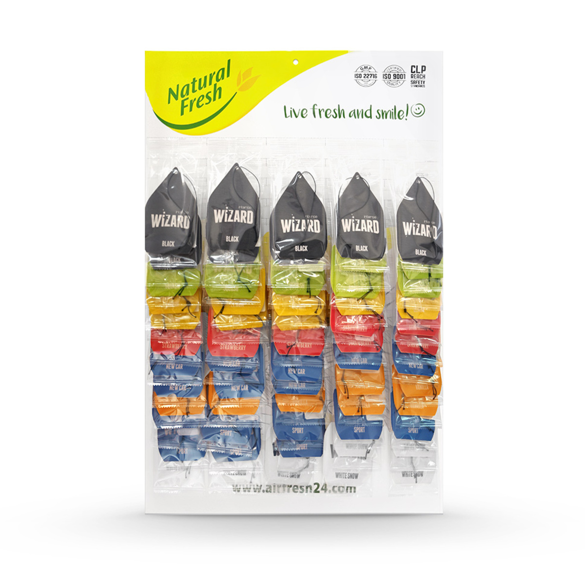 Vůně do auta Wizard Intense Mix 60 ks