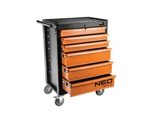 Vybavený montážní vozík 6 zásuvek s nářadím Neo Tools